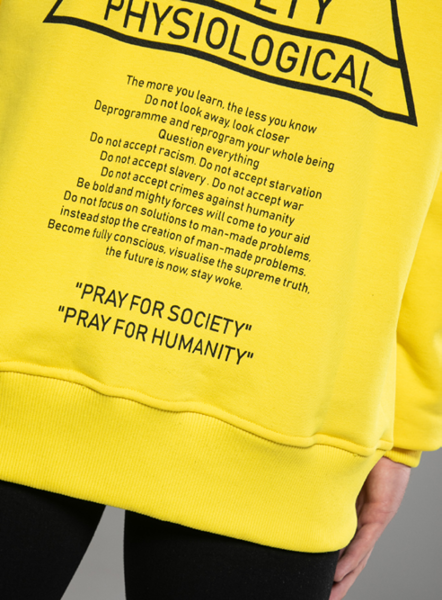Maslow Hierarchy - Sweatshirt - Yellow