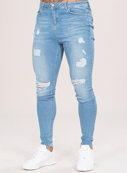 Marquee Ripped Jeans - Light Wash