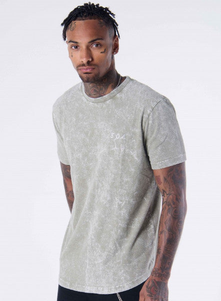 KhakI Acid Wash T-Shirt