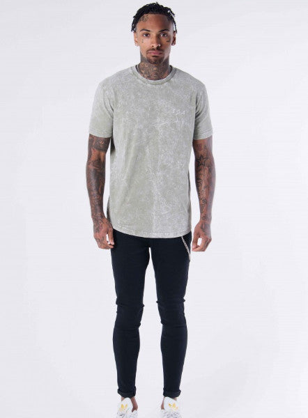 KhakI Acid Wash T-Shirt