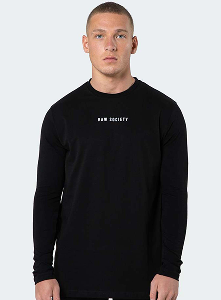 Signature Long Sleeved T Black