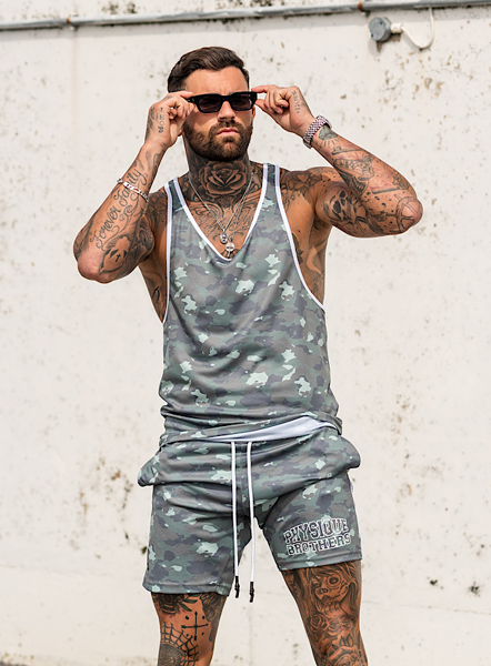 Camo - Green Training Short - Green