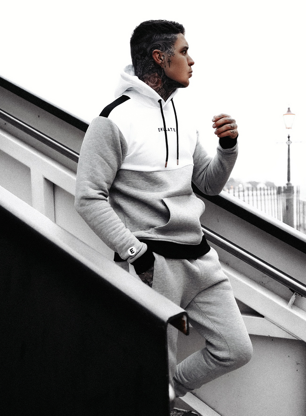 Cyclone Hoodie - Grey/Whitei