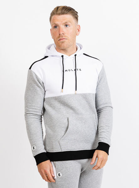Cyclone Hoodie - Grey/White