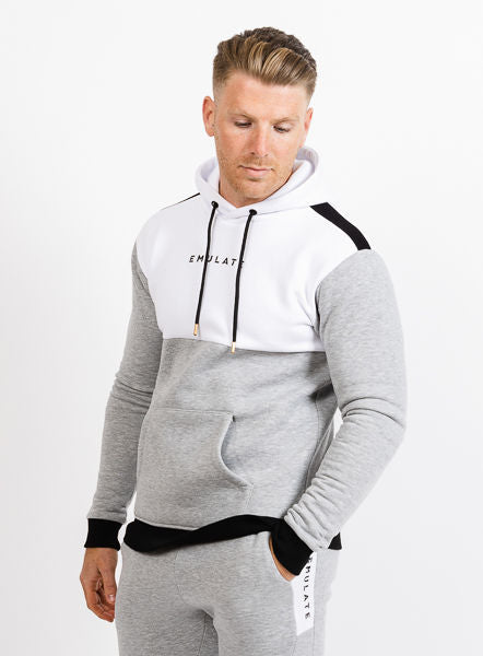 Cyclone Hoodie - Grey/White