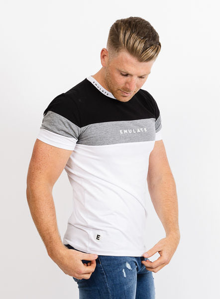 Tyson Tee - Black/White/Grey