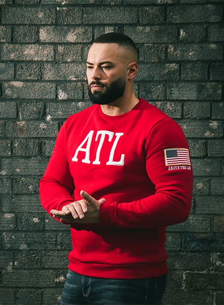 Flag Sweatshirt - Red