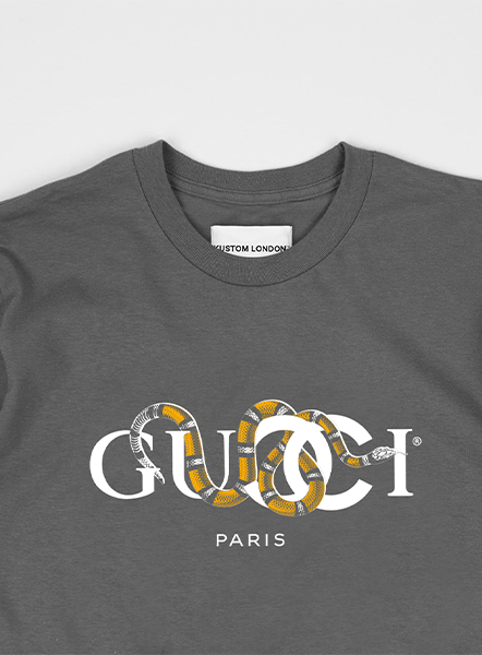 GC Snake Tee - Charcoal