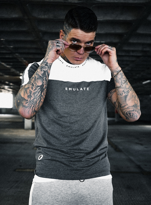 Hyper Tee - White/Grey