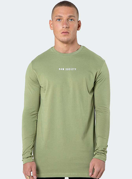 Signature Khaki Long - Sleeved T-Shirt