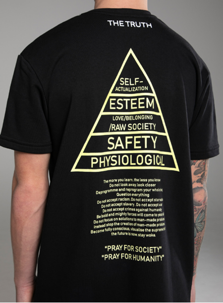 Maslow Hierarchy - Tee - Black