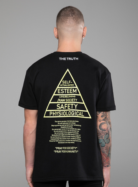 Maslow Hierarchy - Tee - Black