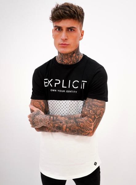 Explicit Minak Tee - Black/White