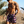 Floral Print Short - Black