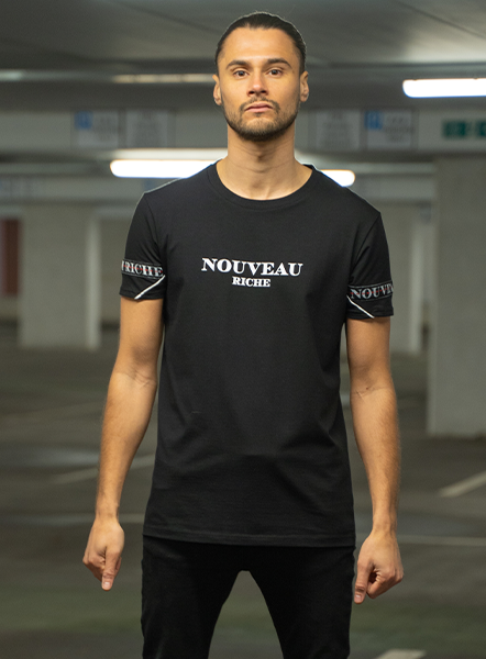 Taped Tee - Black