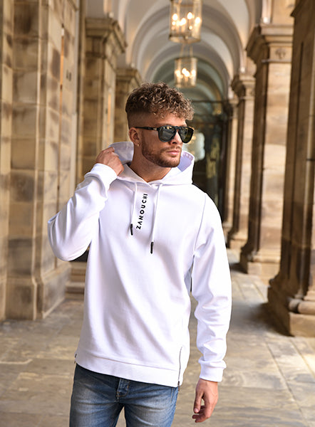 Classic Seam Hoodie - White