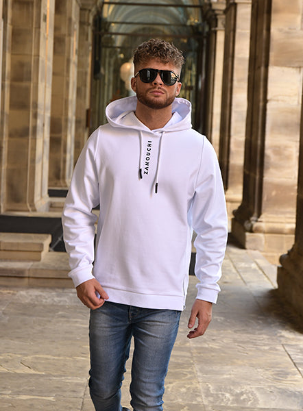 Classic Seam Hoodie - White