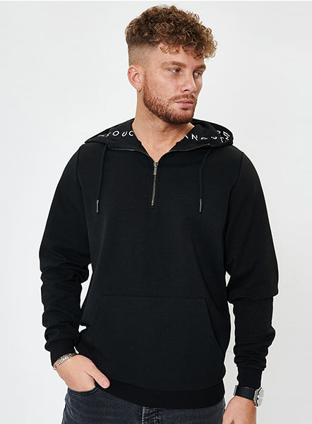 Signature Zip Hoodie - Black