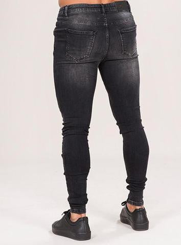 Marquee Ripped Jeans - Black Wash
