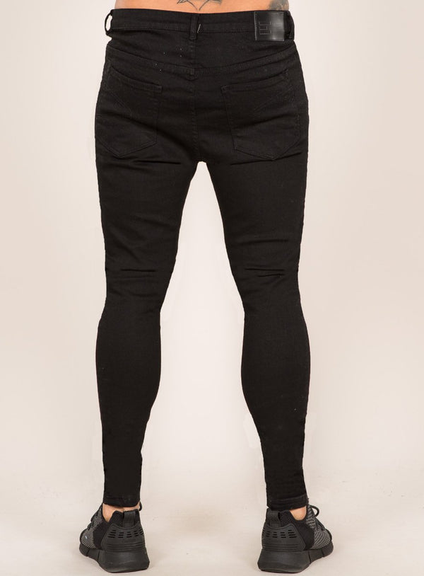 Super Spray On Skinny Jeans - Black