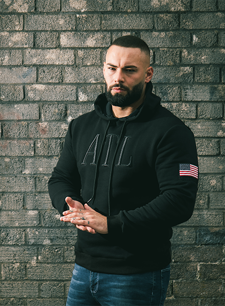 Flag Hoodie - Black