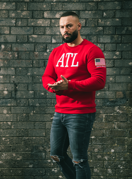 Flag Sweatshirt - Red
