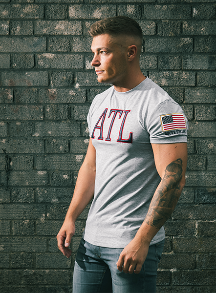 Flag Tee - Grey