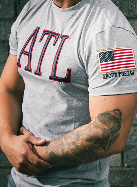 Flag Tee - Grey