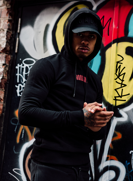 Core Hoodie - Black/Red