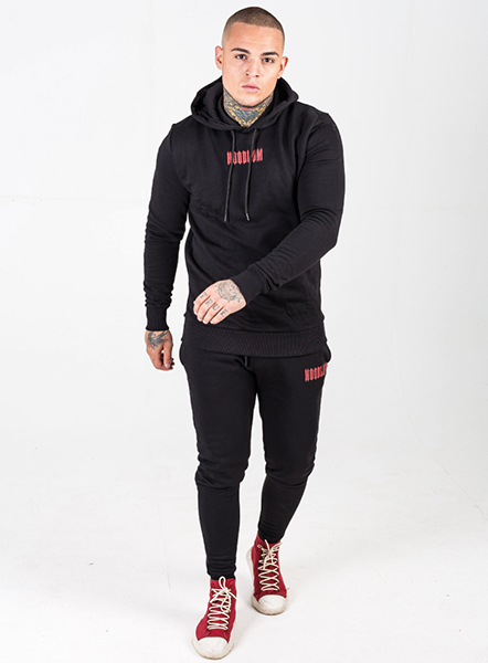 Core Jogger - Black/Red