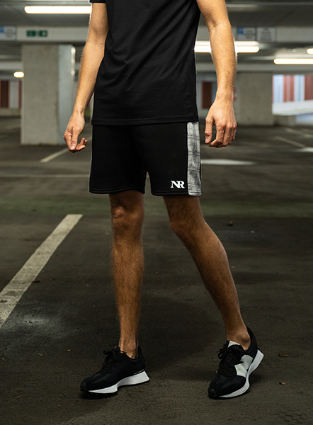 Panel Shorts - Black/Grey