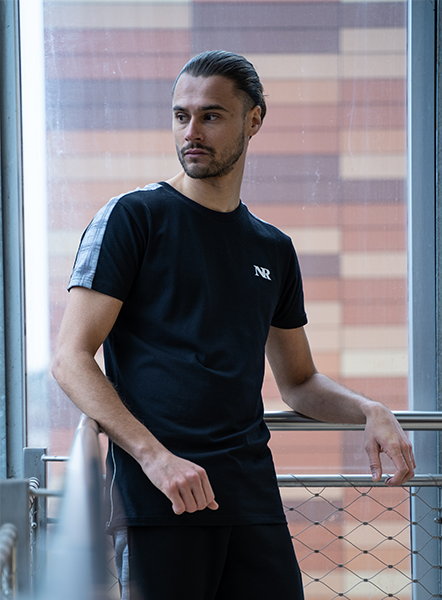 Panel Tee - Black