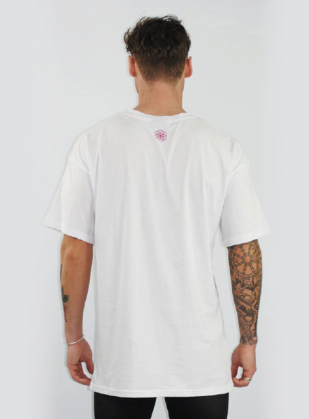 Flamingo Tee - White/Orange