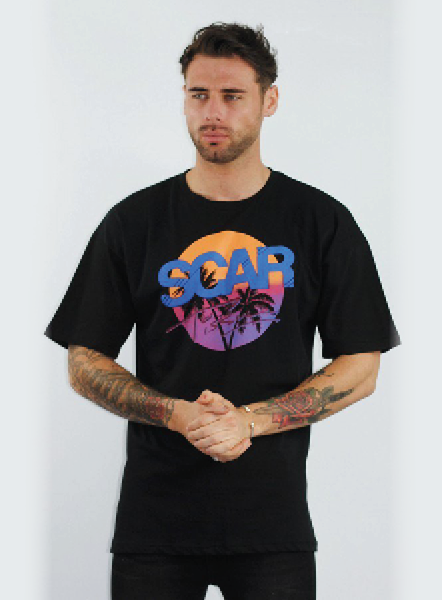 Sunset Tee Black