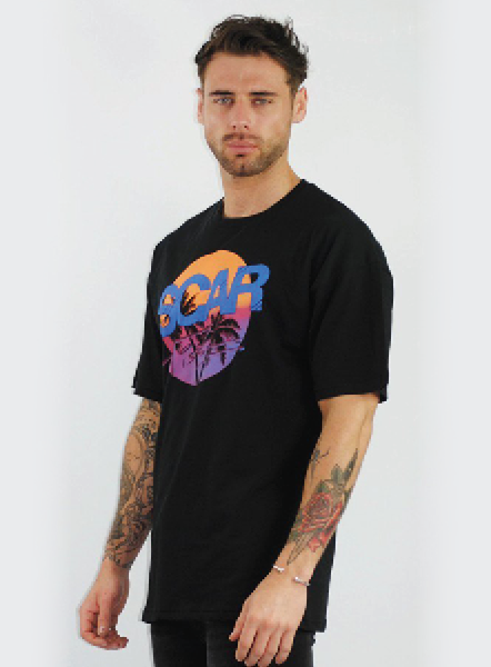 Sunset Tee Black