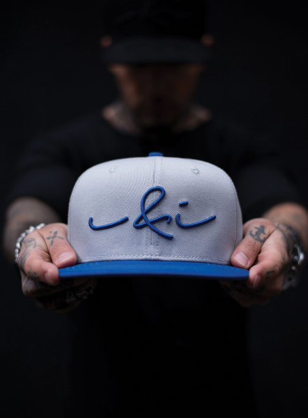 OG BLUE/GREY SIGNATURE SNAPBACK